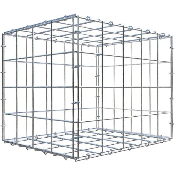 Gabiona C-Ring-Gabione 40 x 50 x 40 cm Maschenw 10 x 10 cm