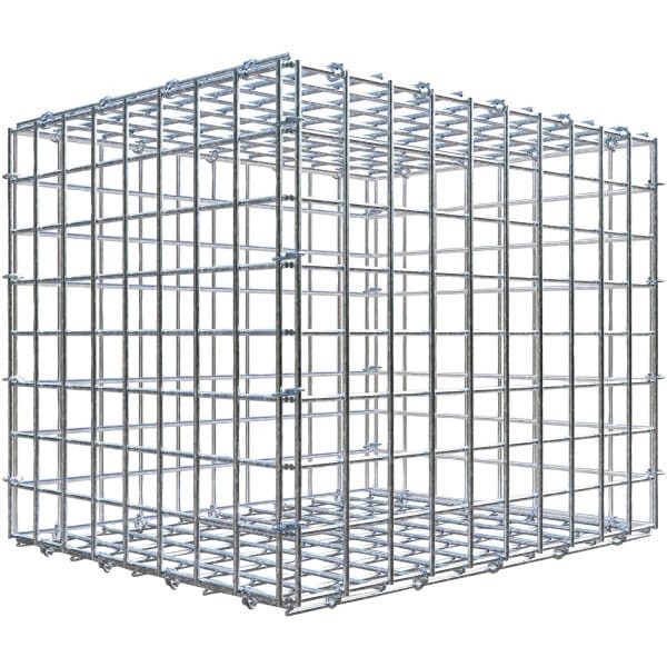 Gabiona C-Ring-Gabione 40 x 50 x 40 cm Maschenw 5 x 5 cm