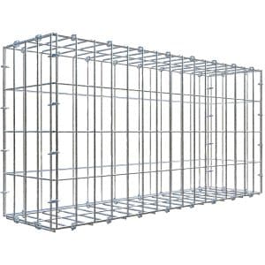 Gabiona C-Ring-Gabione 40 x 80 x 20 cm Maschenw 5 x 10 cm