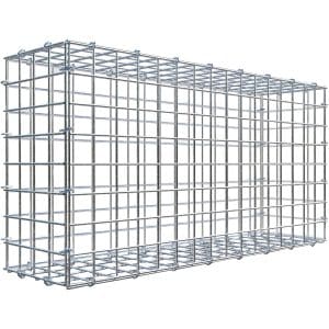 Gabiona C-Ring-Gabione 40 x 80 x 20 cm Maschenw 5 x 5 cm
