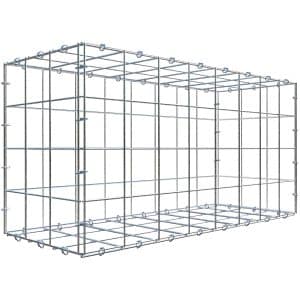 Gabiona C-Ring-Gabione 40 x 80 x 30 cm Maschenw 10 x 10 cm