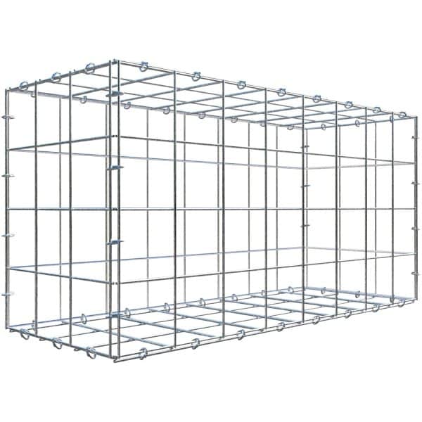 Gabiona C-Ring-Gabione 40 x 80 x 30 cm Maschenw 10 x 10 cm