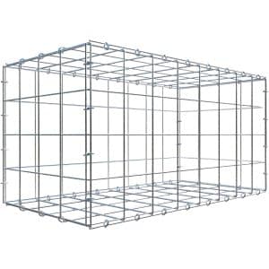 Gabiona C-Ring-Gabione 40 x 80 x 40 cm Maschenw 10 x 10 cm
