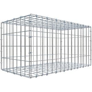 Gabiona C-Ring-Gabione 40 x 80 x 40 cm Maschenw 5 x 10 cm