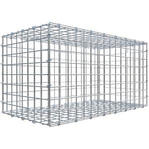 Gabiona C-Ring-Gabione 40 x 80 x 40 cm Maschenw 5 x 5 cm