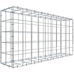Gabiona C-Ring-Gabione 50 x 100 x 20 cm Maschenw 10 x 10 cm