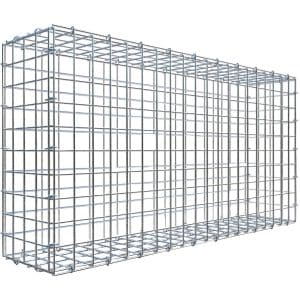 Gabiona C-Ring-Gabione 50 x 100 x 20 cm Maschenw 5 x 5 cm