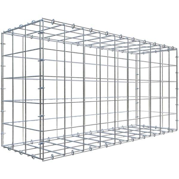Gabiona C-Ring-Gabione 50 x 100 x 30 cm Maschenw 10 x 10 cm