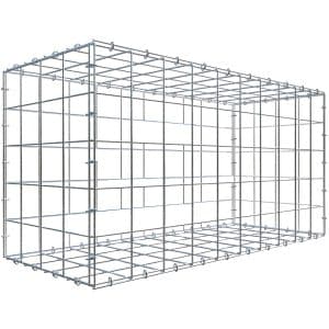 Gabiona C-Ring-Gabione 50 x 100 x 40 cm Maschenw 10 x 10 cm