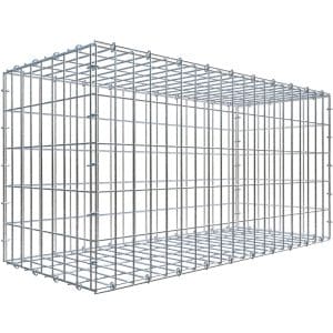 Gabiona C-Ring-Gabione 50 x 100 x 40 cm Maschenw 5 x 10 cm