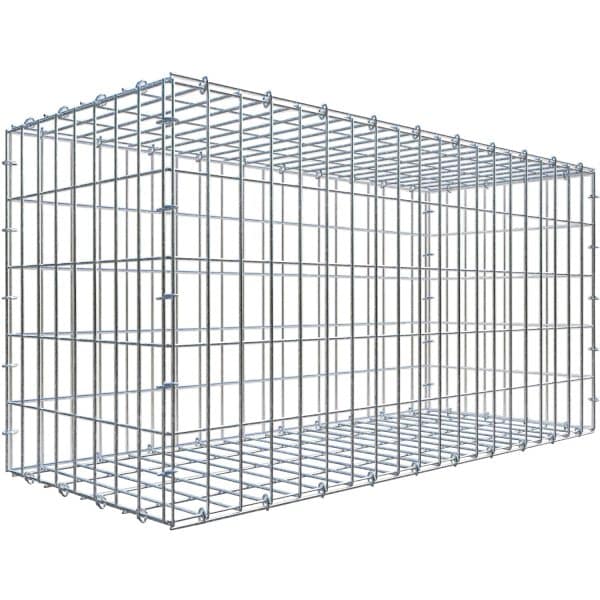 Gabiona C-Ring-Gabione 50 x 100 x 40 cm Maschenw 5 x 10 cm