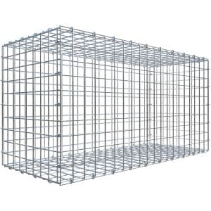 Gabiona C-Ring-Gabione 50 x 100 x 40 cm Maschenw 5 x 5 cm