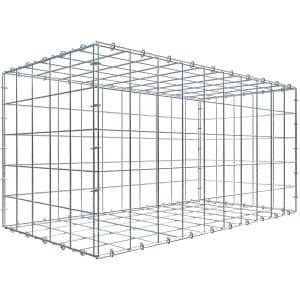 Gabiona C-Ring-Gabione 50 x 100 x 50 cm Maschenw 10 x 10 cm
