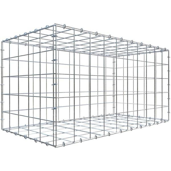 Gabiona C-Ring-Gabione 50 x 100 x 50 cm Maschenw 10 x 10 cm