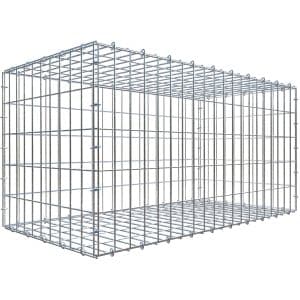 Gabiona C-Ring-Gabione 50 x 100 x 50 cm Maschenw 5 x 10 cm