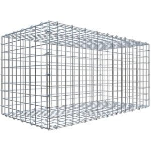 Gabiona C-Ring-Gabione 50 x 100 x 50 cm Maschenw 5 x 5 cm