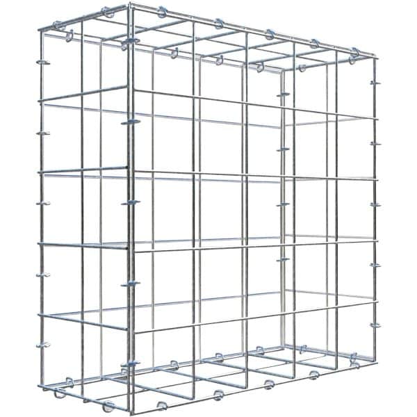 Gabiona C-Ring-Gabione 50 x 50 x 20 cm Maschenw 10 x 10 cm