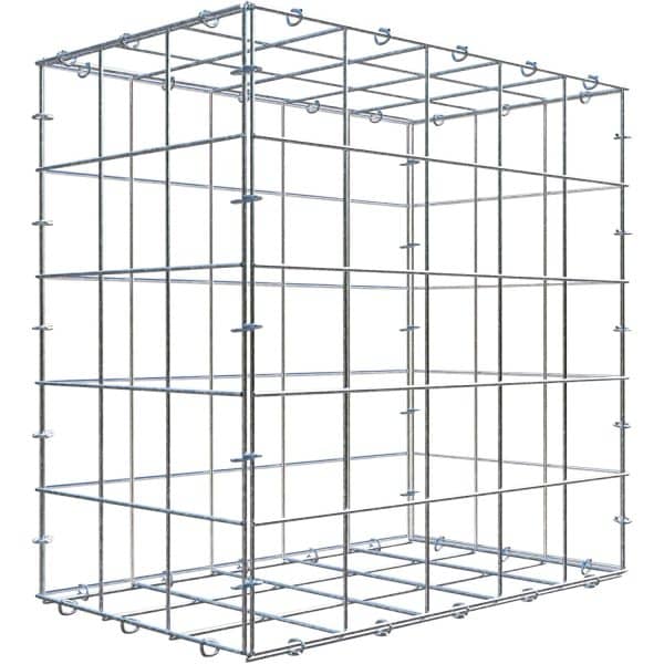 Gabiona C-Ring-Gabione 50 x 50 x 30 cm Maschenw 10 x 10 cm