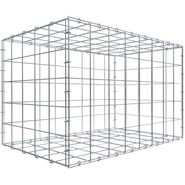 Gabiona C-Ring-Gabione 50 x 80 x 50 cm Maschenw 10 x 10 cm