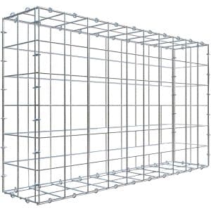 Gabiona C-Ring-Gabione 60 x 100 x 20 cm Maschenw 10 x 10 cm