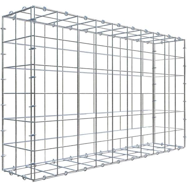 Gabiona C-Ring-Gabione 60 x 100 x 20 cm Maschenw 10 x 10 cm