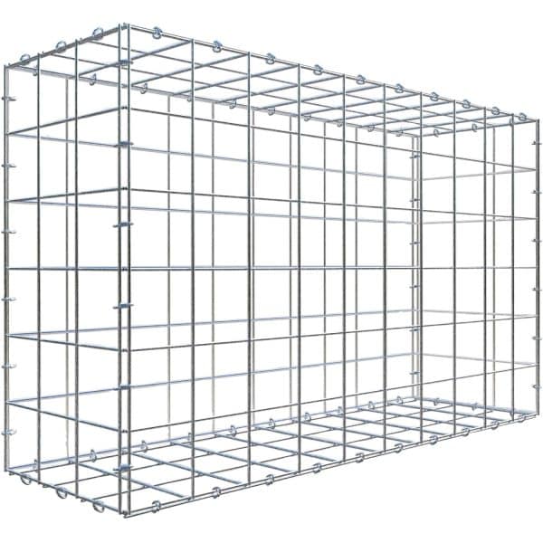 Gabiona C-Ring-Gabione 60 x 100 x 30 cm Maschenw 10 x 10 cm