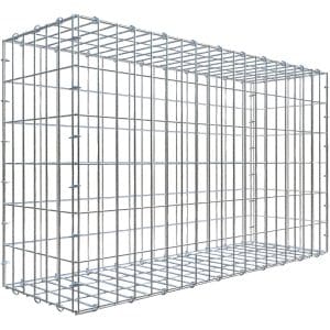 Gabiona C-Ring-Gabione 60 x 100 x 30 cm Maschenw 5 x 10 cm