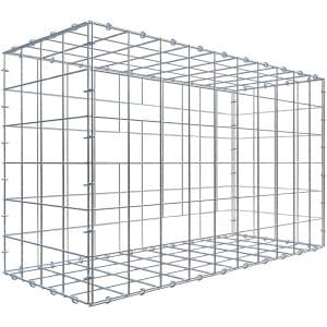 Gabiona C-Ring-Gabione 60 x 100 x 40 cm Maschenw 10 x 10 cm