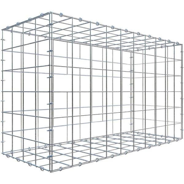 Gabiona C-Ring-Gabione 60 x 100 x 40 cm Maschenw 10 x 10 cm