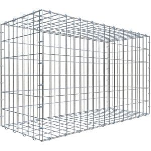 Gabiona C-Ring-Gabione 60 x 100 x 40 cm Maschenw 5 x 10 cm