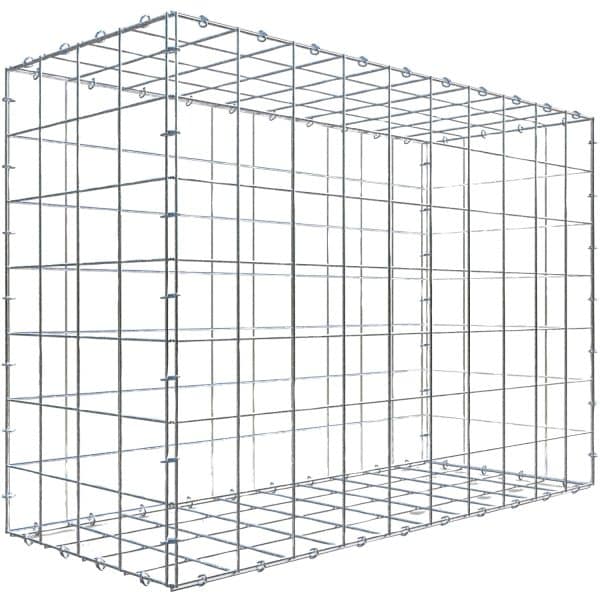 Gabiona C-Ring-Gabione 70 x 100 x 40 cm Maschenw 10 x 10 cm