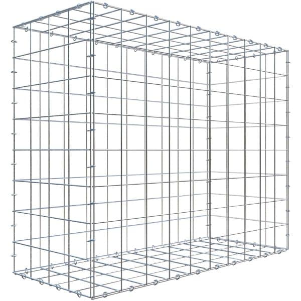Gabiona C-Ring-Gabione 80 x 100 x 40 cm Maschenw 10 x 10 cm