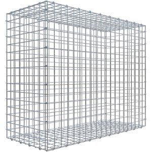Gabiona C-Ring-Gabione 80 x 100 x 40 cm Maschenw 5 x 5 cm