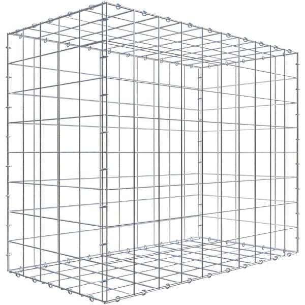 Gabiona C-Ring-Gabione 80 x 100 x 50 cm Maschenw 10 x 10 cm
