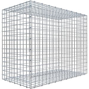 Gabiona C-Ring-Gabione 80 x 100 x 50 cm Maschenw 5 x 5 cm
