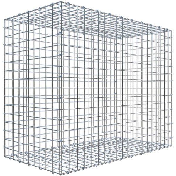 Gabiona C-Ring-Gabione 80 x 100 x 50 cm Maschenw 5 x 5 cm