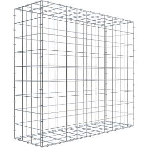 Gabiona C-Ring-Gabione 90 x 100 x 30 cm Maschenw 10 x 10 cm