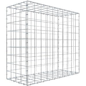 Gabiona C-Ring-Gabione 90 x 100 x 40 cm Maschenw 10 x 10 cm
