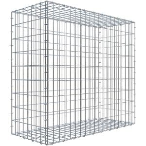Gabiona C-Ring-Gabione 90 x 100 x 40 cm Maschenw 5 x 10 cm