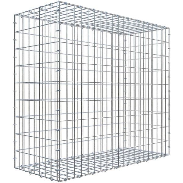 Gabiona C-Ring-Gabione 90 x 100 x 40 cm Maschenw 5 x 10 cm