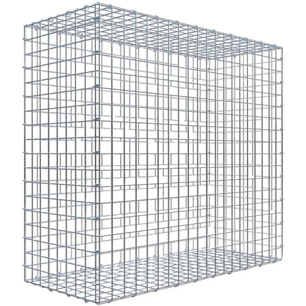 Gabiona C-Ring-Gabione 90 x 100 x 40 cm Maschenw 5 x 5 cm