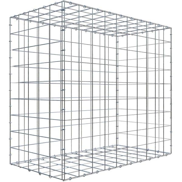 Gabiona C-Ring-Gabione 90 x 100 x 50 cm Maschenw 10 x 10 cm
