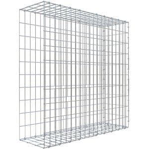 Gabiona C-Ring-Gabione-Anbaukorb Typ 2 100 x 100 x 30 cm Maschenw 5 x 10 cm