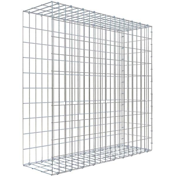 Gabiona C-Ring-Gabione-Anbaukorb Typ 2 100 x 100 x 30 cm Maschenw 5 x 10 cm