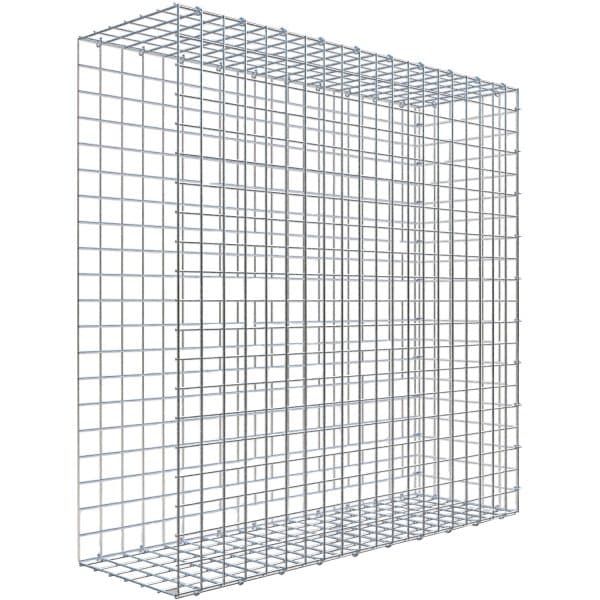 Gabiona C-Ring-Gabione-Anbaukorb Typ 2 100 x 100 x 30 cm Maschenw 5 x 5 cm