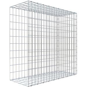 Gabiona C-Ring-Gabione-Anbaukorb Typ 2 100 x 100 x 40 cm Maschenw 5 x 10 cm