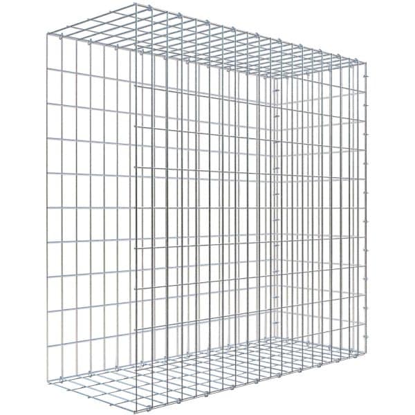 Gabiona C-Ring-Gabione-Anbaukorb Typ 2 100 x 100 x 40 cm Maschenw 5 x 10 cm
