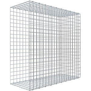Gabiona C-Ring-Gabione-Anbaukorb Typ 2 100 x 100 x 40 cm Maschenw 5 x 5 cm