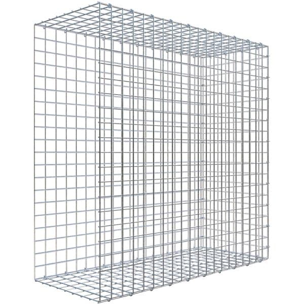 Gabiona C-Ring-Gabione-Anbaukorb Typ 2 100 x 100 x 40 cm Maschenw 5 x 5 cm