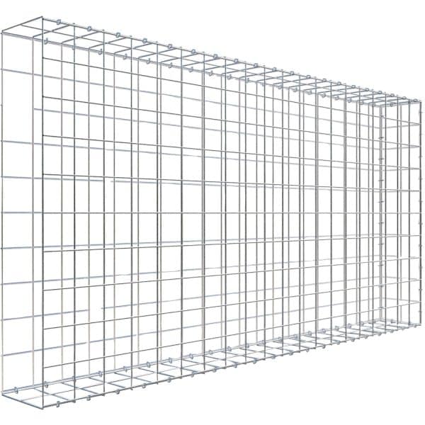Gabiona C-Ring-Gabione-Anbaukorb Typ 2 100 x 200 x 20 cm Maschenw 10 x 10 cm